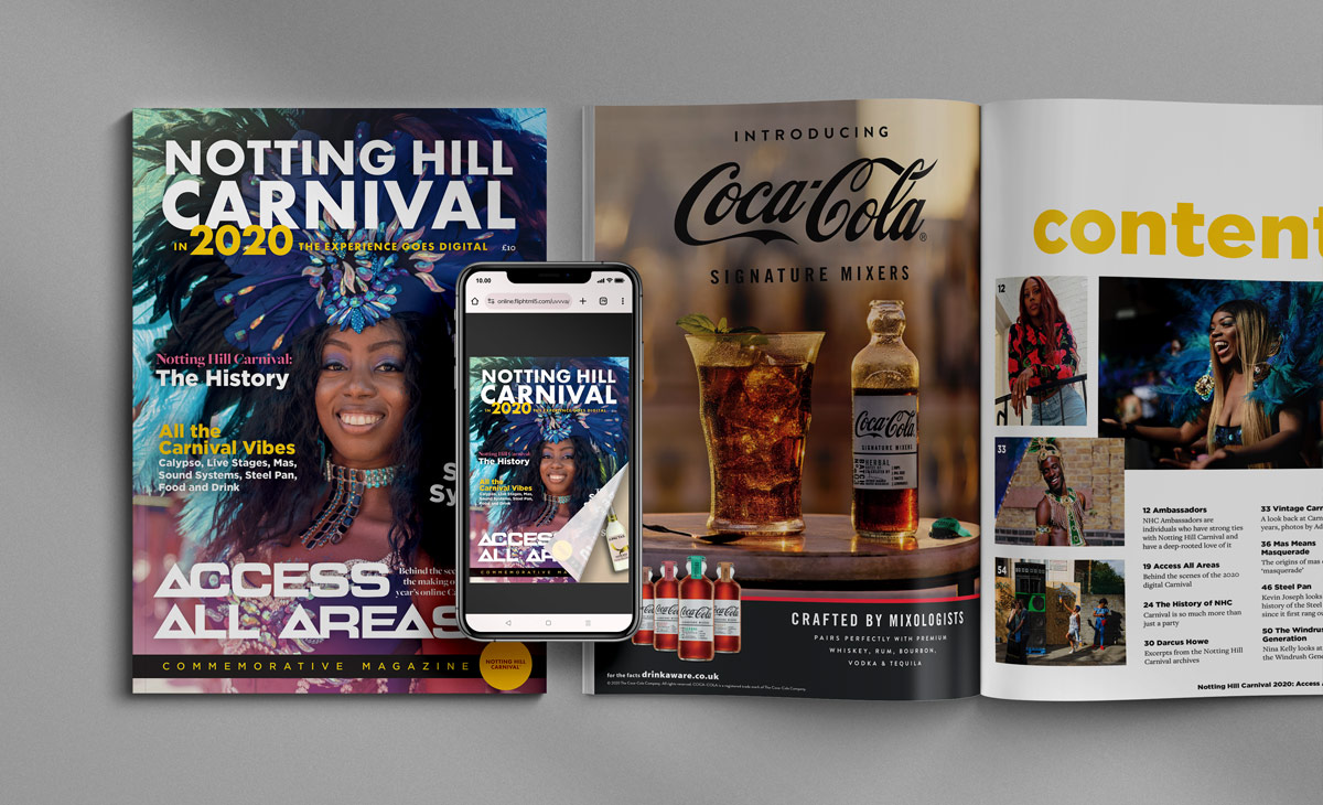 Nottinghill Carnival magazine design