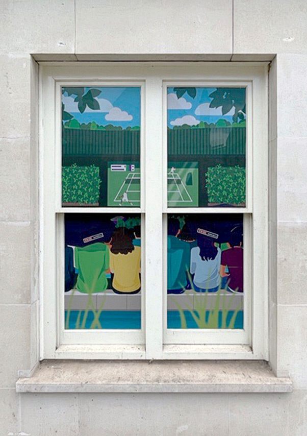 window illustration graphic photo of shopfront TLC Creative Agency